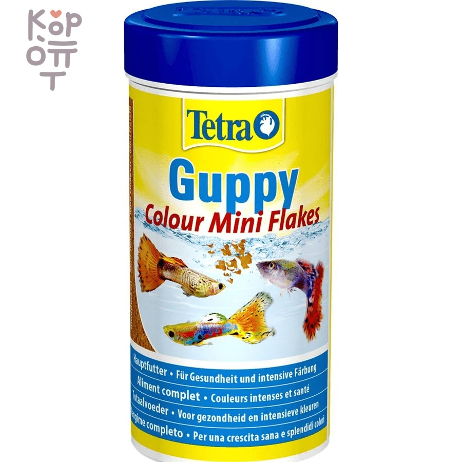 TetraGuppy корм в хлопьях для гуппи 250 мл, купить с доставкой на дом фото 1 — Корейские товары для всей семьи(КорОпт)