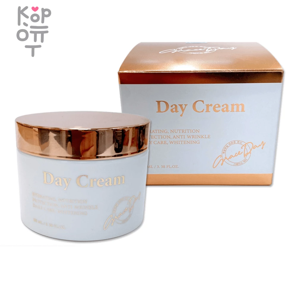 Grace Day Refreshing Day Cream - Дневной антивозрастной крем для лица 100мл., купить с доставкой на дом фото 1 — Корейские товары для всей семьи(КорОпт)