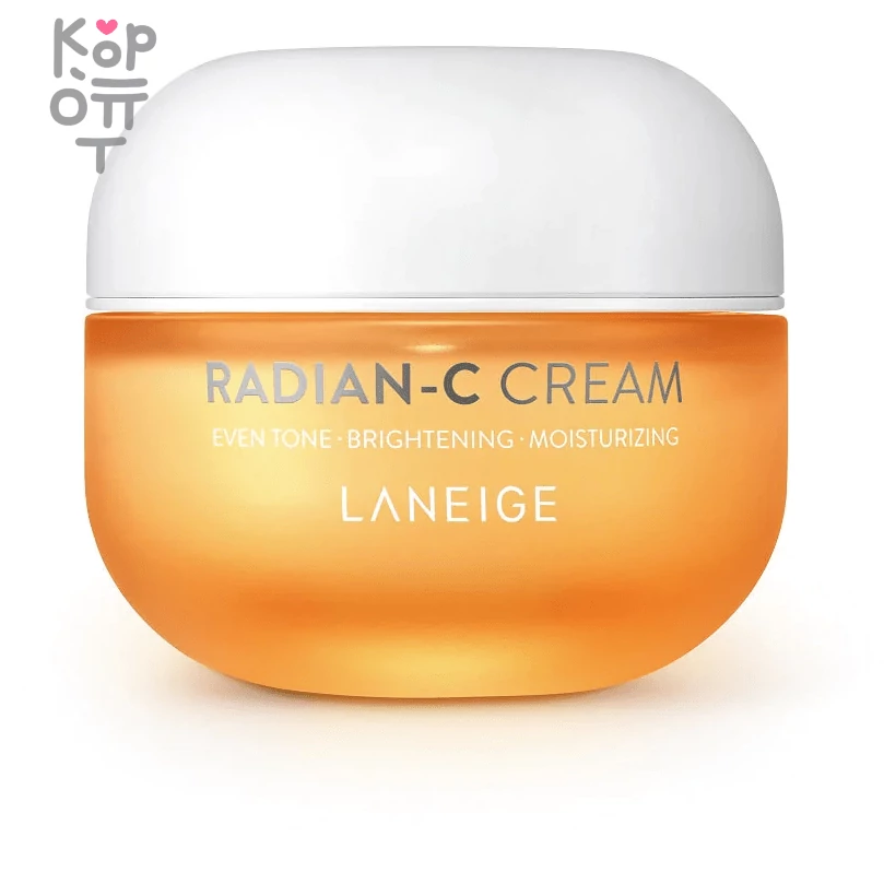 Laneige Radian-C Cream - Осветляющий мультивитаминный крем для лица 30мл., купить с доставкой на дом фото 1 — Корейские товары для всей семьи(КорОпт)