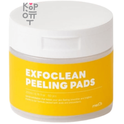 Med B MD:1 Exfoclean Peeling Pads - Пилинг пэды для лица c AHA кислотами 60шт.