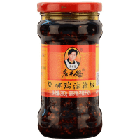 Соус острый Lao Gan Ma Spicy Chili sauce - с хрустящим перцем чили и курицей, 280гр.