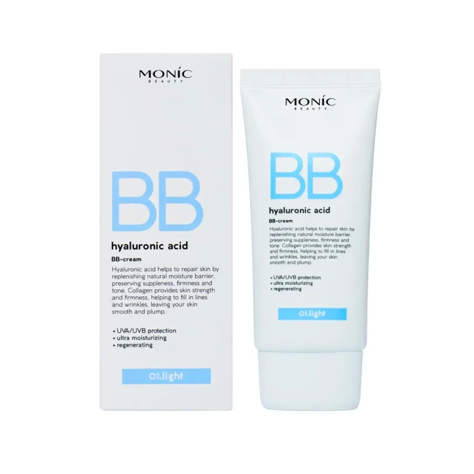 Monic Beauty — Skin Code BB-крем с гиалуроновой кислотой, оттенок 01 Light, 50 мл