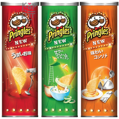 Картофельные чипсы Pringles в тубе, 110гр.