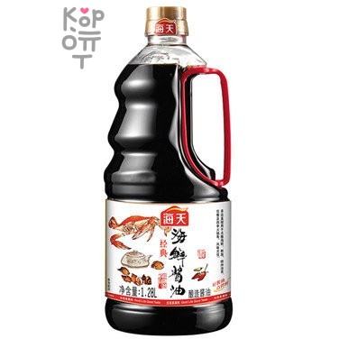Соевый соус со вкусом морепродуктов Haday Tasty Seafood Flavored Soy Sauce, 1,28л.