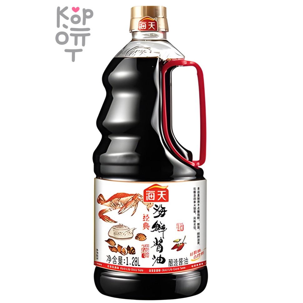 Соевый соус со вкусом морепродуктов Haday Tasty Seafood Flavored Soy Sauce, 1,28л.