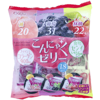 Yukiguni Aguri Konjac Mix Jelly - Желе порционное Конняку Микс 288гр. (18шт.*16гр.)