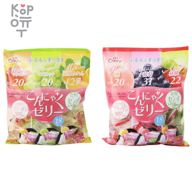 Yukiguni Aguri Konjac Mix Jelly - Желе порционное Конняку Микс 288гр. (18шт.*16гр.) &mdash; Корейские товары для всей семьи(КорОпт)