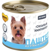 Мнямс Паштет из утки и перепела для собак всех пород «СИЛЬНЫЙ ИММУНИТЕТ»
