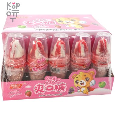 Конфеты Bomeile Ice Cream Candy - Мороженное взрывашка со вкусом фруктов — Корейские товары для всей семьи(КорОпт)