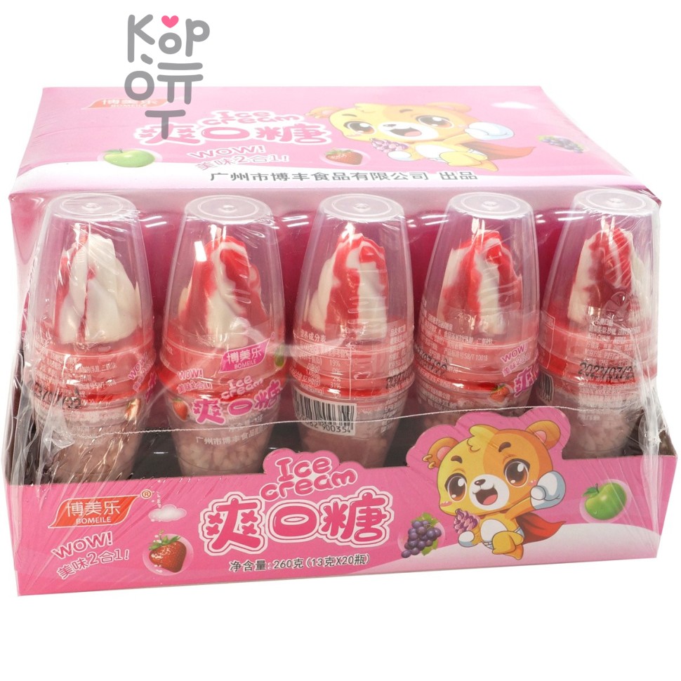 Конфеты Bomeile Ice Cream Candy - Мороженное взрывашка со вкусом фруктов