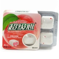 Жевательная резинка Super Heart Crispy Jam Sandwich Gum - с Клубничной начинкой