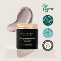 Mary&May Blackberry Complex Glow Wash Off Pack - Антиоксидантная глиняная маска с Ежевикой, 125 г