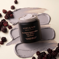 Mary&May Blackberry Complex Glow Wash Off Pack - Антиоксидантная глиняная маска с Ежевикой, 125 г