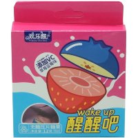 Конфета Холодок Happy Monkey Wake Up - Двойной фрукт Клубника и Черника, без сахара