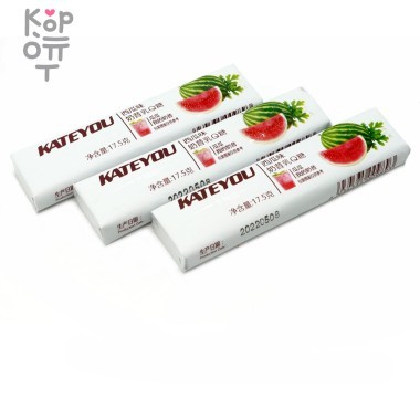 Конфеты жевательные Kateyou молочный коктейль со вкусом Арбуза — Корейские товары для всей семьи(КорОпт)