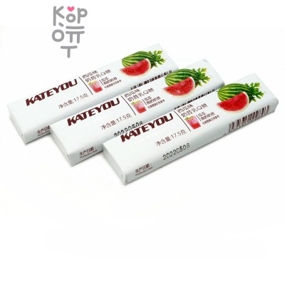 Конфеты жевательные Kateyou молочный коктейль со вкусом Арбуза
