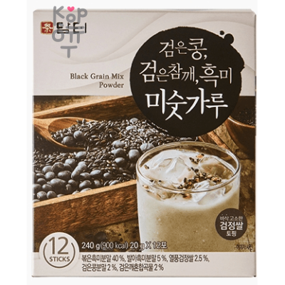 Чай DAMTUH Black (Bean, Sesame, Rice) - Смесь Черных (фасоли, кунжута, риса) 20гр.*12 саше