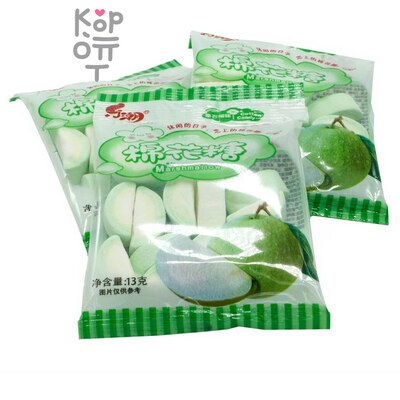 Маршмеллоу с вкусом яблока Cotton Candy, 390гр.