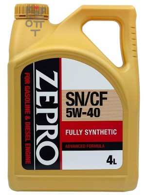 ZEPRO GASOLINE&amp;DIESEL F-S SN/CF 5W40 / Моторное масло для бензиновых и дизельных двигателей