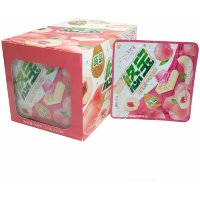 Жевательная конфета Shuguo Mixed Gel Candy Желейная конфета с фруктовой начинкой и вкусом белого Персика
