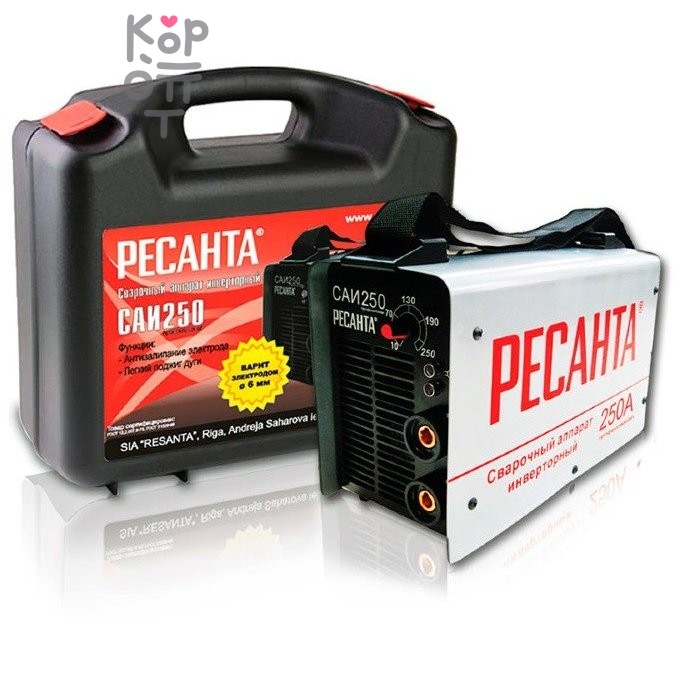 Сварочный аппарат инверторный Ресанта  САИ-250 в кейсе