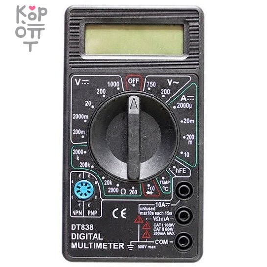 Мультиметр DT838, купить с доставкой на дом фото 1 — Корейские товары для всей семьи(КорОпт)