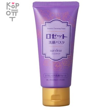 ROSETTE age clear Пенка для умывания для сухой кожи с мембраной яичной скорлупы, с ароматом розы (суперувлажняющая). Для зрелой кожи, 120гр. — Корейские товары для всей семьи(КорОпт)