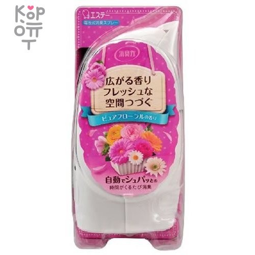 ST Shupatto Shoushuu plug Освежитель воздуха автоматический с цветочным ароматом 39мл, купить с доставкой на дом фото 1 — Корейские товары для всей семьи(КорОпт)