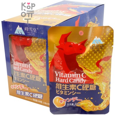 Карамель Fengxue Vitamin C Hard Candy - Красный буйвол с витамином С