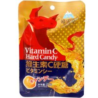 Карамель Fengxue Vitamin C Hard Candy - Красный буйвол с витамином С