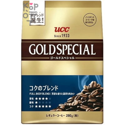 UCC Gold Special Rich Blend Powder - Кофе молотый Спешиал бленд, мелкого помола, 280гр.