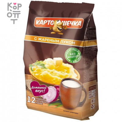 Картошечка Пюре картофельное с жареным луком, 350 г