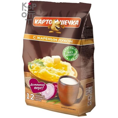 Картошечка Пюре картофельное с жареным луком, 350 г