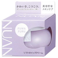 KRACIE FuwaFuru Whip Cream - Крем-сливки для сухой кожи с экстрактом Розовой Гвоздики, 80гр. 