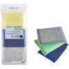 SB CLEAN&CLEAR - Губка для мытья посуды №087 Clean - 13,5см*9см*1,5см мягкая, купить с доставкой на дом фото 1 — Корейские товары для всей семьи(КорОпт)