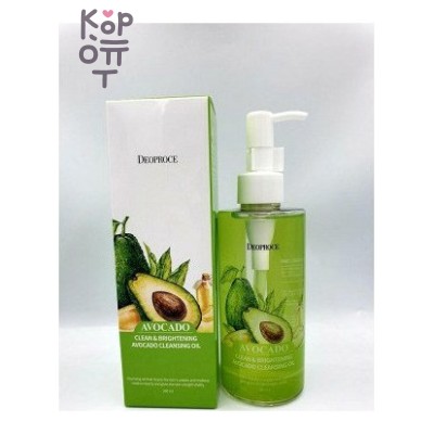 Deoproce — Clean &amp; Brightening Avocado Cleansing Oil — гидрофильное масло с авокадо, 200 мл