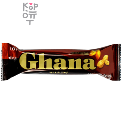 Lotte Ghana Peanut Choco Bar - Шоколадный батончик с арахисом 45гр.