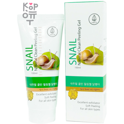 Med B MD:1 Snail Natural Clean Peeling Gel - Натуральный пилинг гель для лица с Муцина Улитки 100мл .