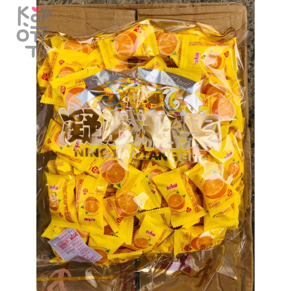 Конфеты со вкусом Апельсина, 2,5кг, купить с доставкой на дом фото 1 &mdash; Корейские товары для всей семьи(КорОпт)
