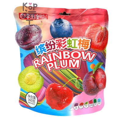 Сухофрукты Siji ReDu Rainbow Plum - Радужное путешествие, фруктовое ассорти, 360гр.