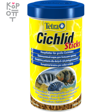 TetraCichlid Sticks корм для всех видов цихлид в палочках 500 мл &mdash; Корейские товары для всей семьи(КорОпт)