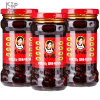 Соус острый Lao Gan Ma Crispy Chilli in Oil - с хрустящим перцем чили, 280гр.