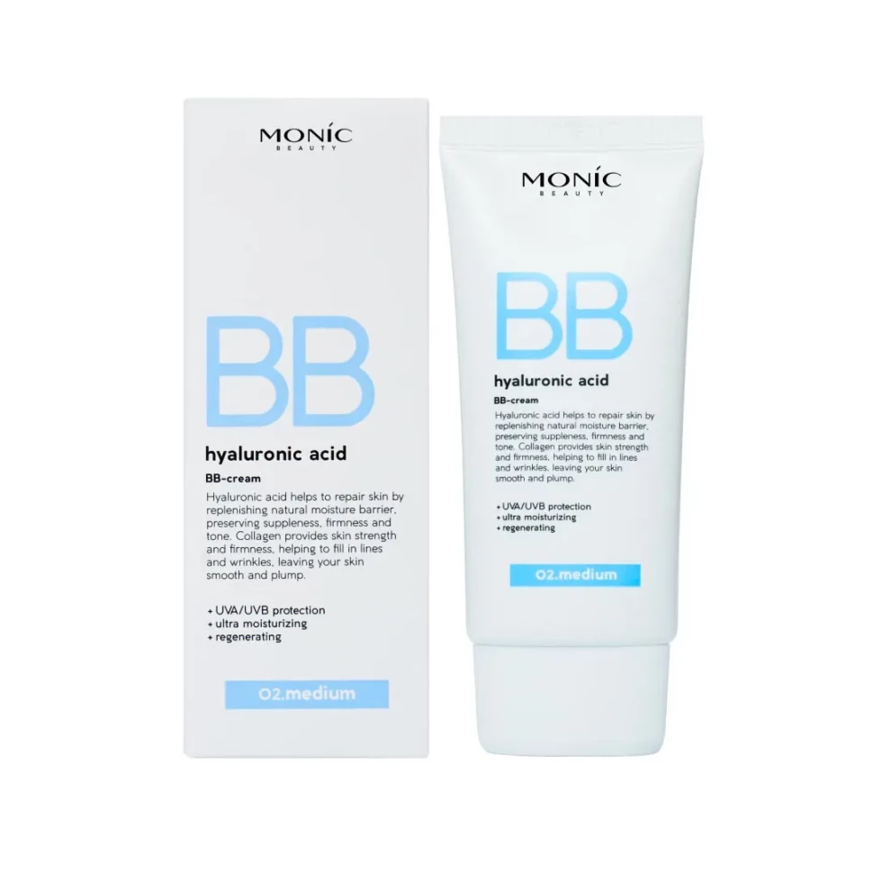 Monic Beauty — Skin Code BB-крем с гиалуроновой кислотой, оттенок 02 Medium, 50 мл
