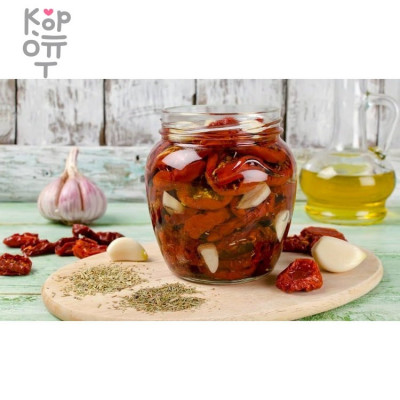 Томаты сушеные в масле 0,98 л/0,95 кг/ 0,39 кг.