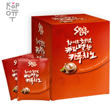 See&#039;s Coffee White Chocolate Caramel Cappuchino - Кофе быстрорастворимый Карамельный капучино с мягким вкусом белого шоколада 23гр.*12шт. — Корейские товары для всей семьи(КорОпт)