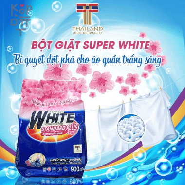 Стиральный порошок Super White - Супер белизна, Стандарт плюс, для любого типа белья, м/уп 900гр. &mdash; Корейские товары для всей семьи(КорОпт)