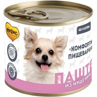 Мнямс Паштет из индейки для собак всех пород «КОМФОРТНОЕ ПИЩЕВАРЕНИЕ»
