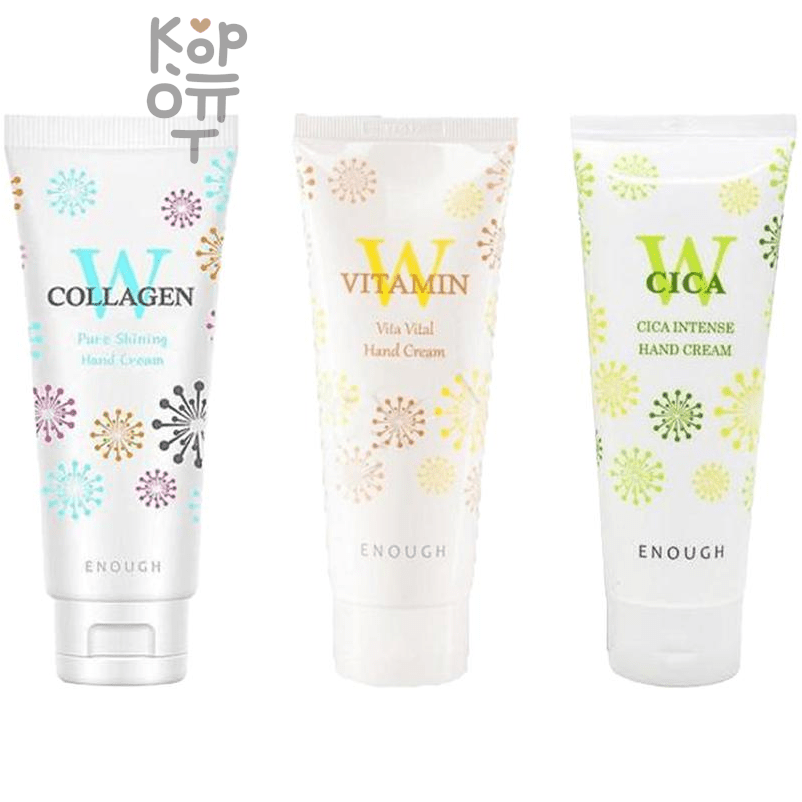 Enough Moisture Hand Cream W - Увлажняющий крем для сияния кожи рук, 100мл.