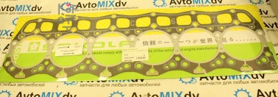 Прокладка ГБЦ 6D16 / 6D17 15.5mm ME071955 паронит квадрат SAKOLA