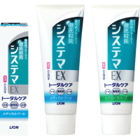 Lion Dentor Systema EX Medical Cool - Зубная паста для профилактики болезней десен со вкусом охлаждающего ментола, 30гр.